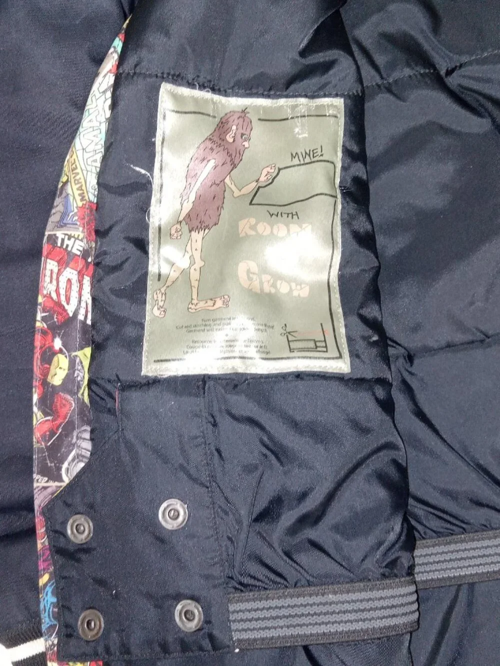 Burton Marvel Jacket Kids M 10/12 Hooded Insulated Ski Snow Winter Coat